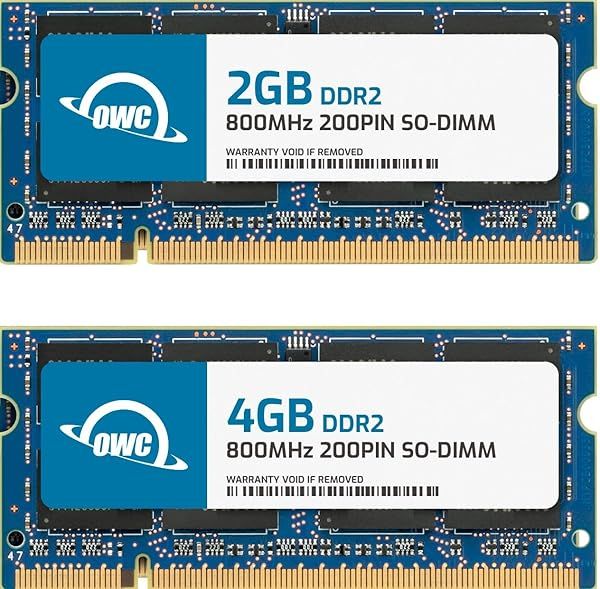 Upgrade Your iMac 2008 & MacBook 2009 with OWC 6GB DDR2 800MHz SO-DIMM RAM - Fast Performance Boost!