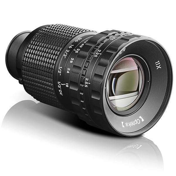 Opteka 11x Zoom Director's Viewfinder: HD Multicoated Glass & Durable Metal Body