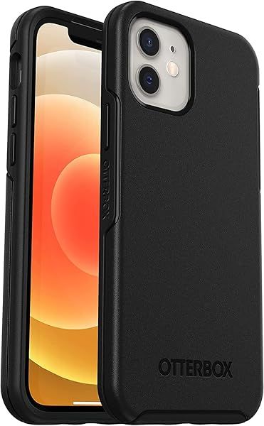 OtterBox Symmetry Case for iPhone 12 Mini with MagSafe - Black, Non-Retail Packaging