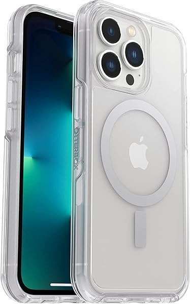 OtterBox iPhone 13 Pro Symmetry Series+ Case: Clear, MagSafe-Compatible, Ultra-Sleek Protection for Camera & Screen