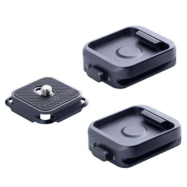 PGYTECH Quick Release Plate & Adapter with Arca Swiss Clamp for Sony, Nikon, Fuji, DJI - Fast Tripod Setup