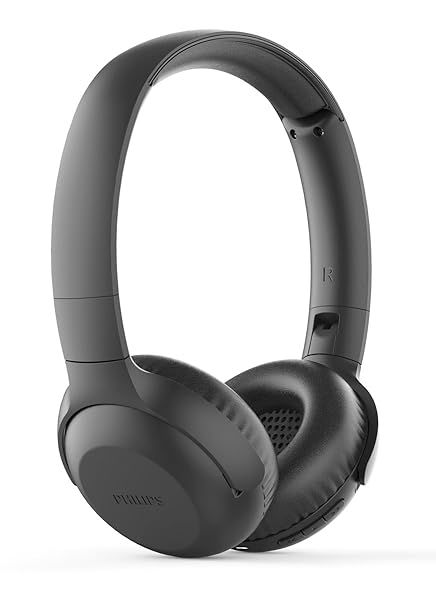 PHILIPS UpBeat UH202 Wireless Bluetooth On Ear Stereo Headphone, with up to 15 Hours Playtime and Flat Folding (TAUH202BK)