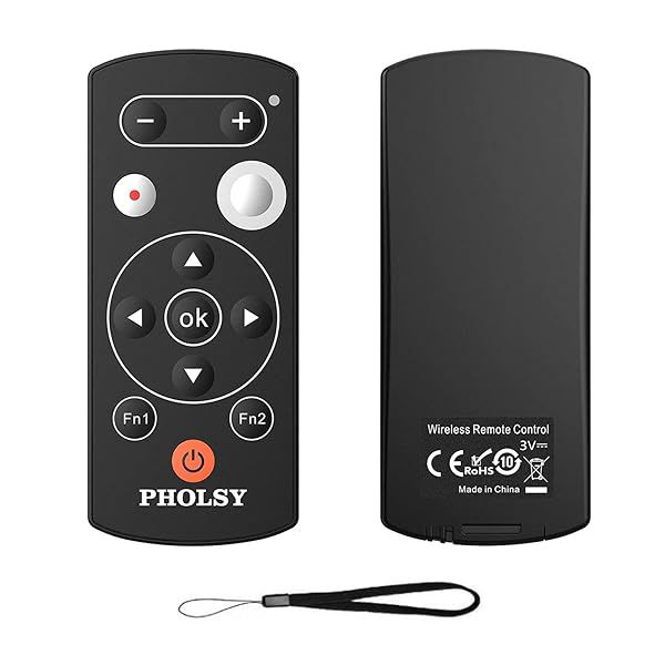 PHOLSY Wireless Remote Commander for Nikon Z30, Z6 II, Z7 II, Z fc & More - Replace ML-L7 Shutter Release
