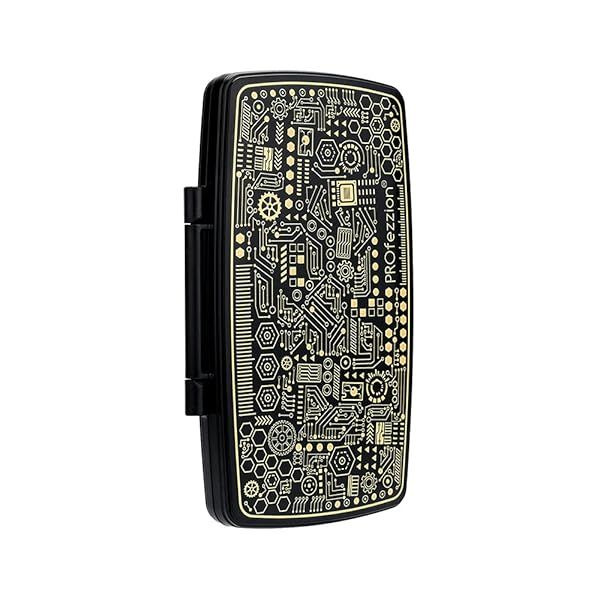 PROfezzion 72 Slots Switch Game Card Case - Water-Resistant Organizer for 48 Micro SD & 24 Nintendo Switch Games