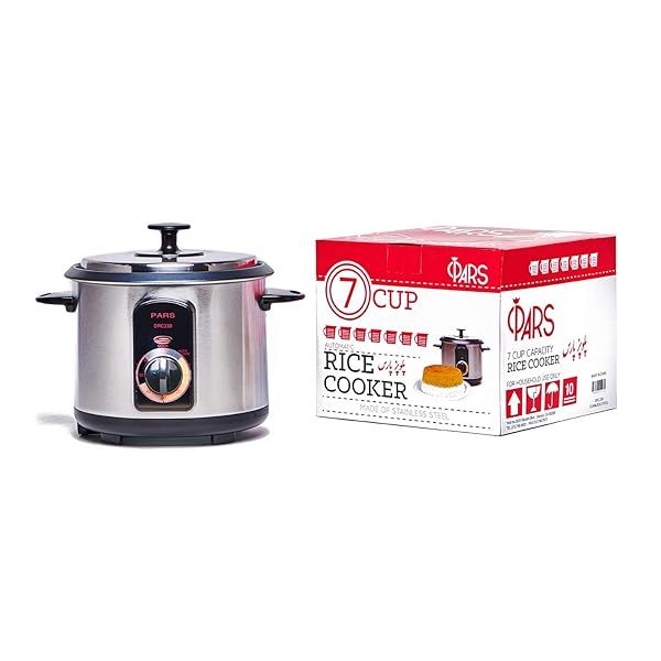 Pars Automatic Persian Rice Cooker: Perfect Tahdig & 7-Cup Capacity for Flawless Rice Every Time