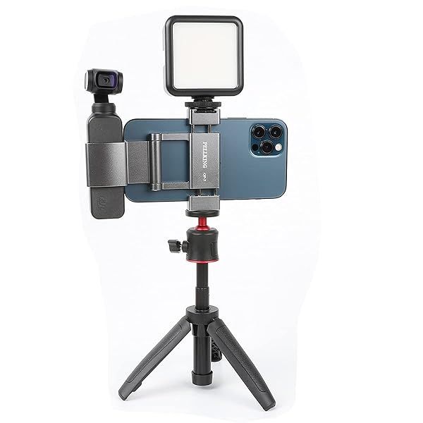 Upgrade Your Filming: PellKing Osmo Pocket 2 Phone Holder & Mini Tripod Set for DJI OSMO Pocket & Smartphones