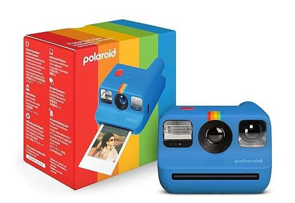 Polaroid Go Generation 2 Mini Instant Film Camera - Blue (9147) | Compatible Only with Go Film