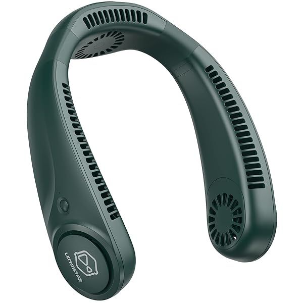 Portable Neck Fan with Back Fan - Bladeless, Rechargeable, 3 Speeds, Quiet & Hands-Free Cooling Solution