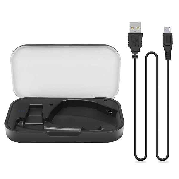 Power Charging Case for Plantronics Voyager Legend - 2-in-1 Portable Charger with LED Status