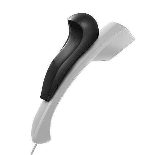 Power Gear Telephone Shoulder Rest - Ergonomic Hands-Free Comfort with Strong Adhesive, Black (Model 27636)
