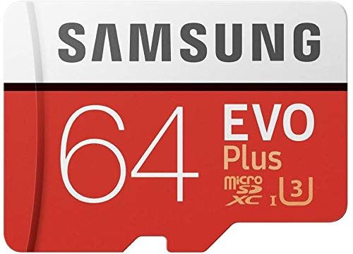 64GB EVO Plus microSDXC Card for Amazon Fire 7 Kids Edition - 4K Class 10, 100MB/s Speed, Includes SD Adapter