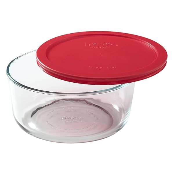 Pyrex 7-Cup Round Food Storage Container: Durable, Versatile & BPA-Free for Freshness