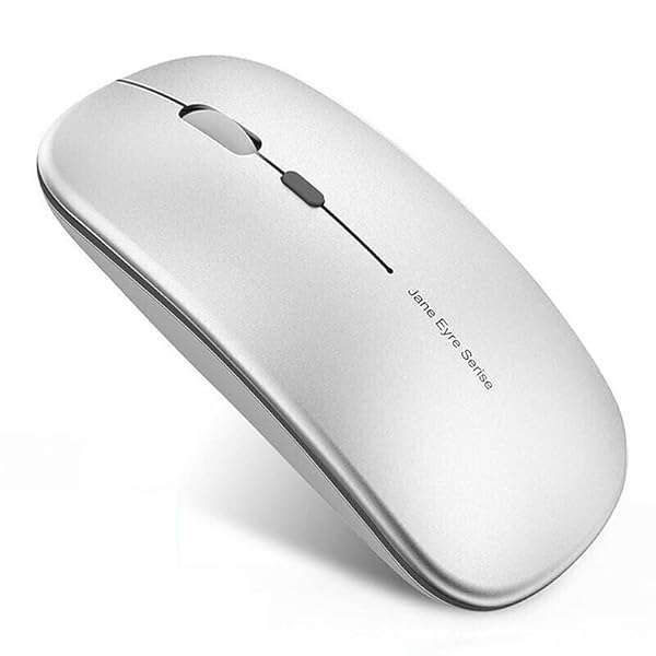 Q5 Slim Rechargeable Wireless Mouse: Ultra Thin, Silent & Portable - Compatible with PC, Laptop & More