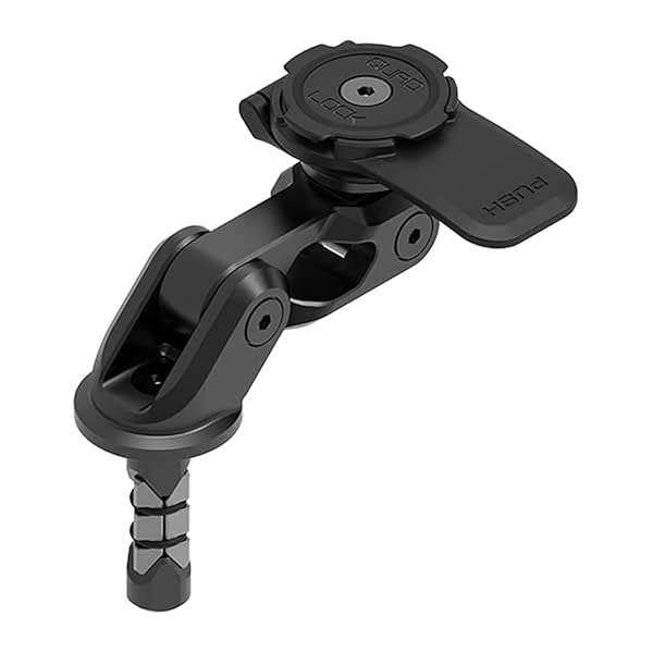 Quad Lock Motorcycle Fork Stem Mount PRO: Secure iPhone & Samsung Galaxy Holder for Riders