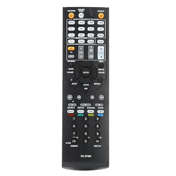 RC 879M Remote for ONKYO AV Receivers: Replacement for TX NR535, TX SR333, HT R393 & HT S3700