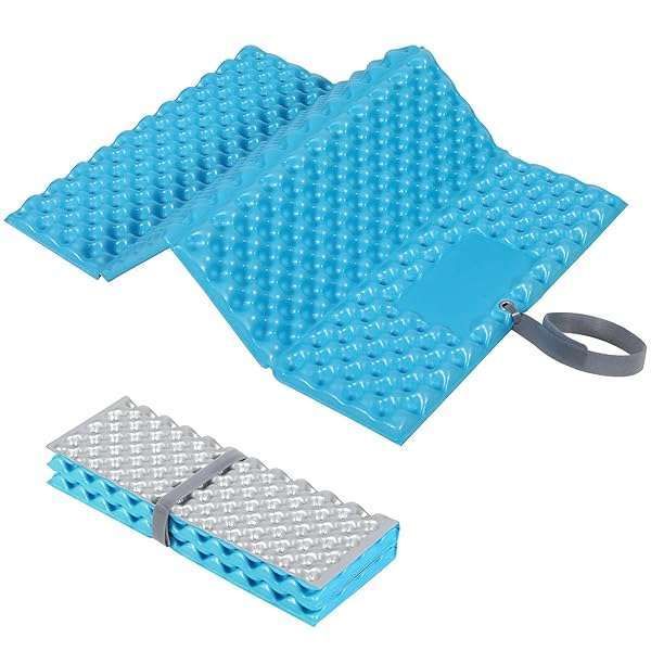 REDCAMP Foam Hiking Seat Pad - Ultralight Foldable Camping & Outdoor Sitting Pad in Blue