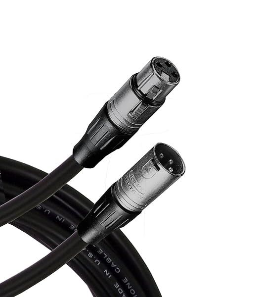 Rapco Horizon N1M1-25 Stage Series M1 Microphone Cable with Neutrik Connectors - 25 Feet of Premium Sound Quality