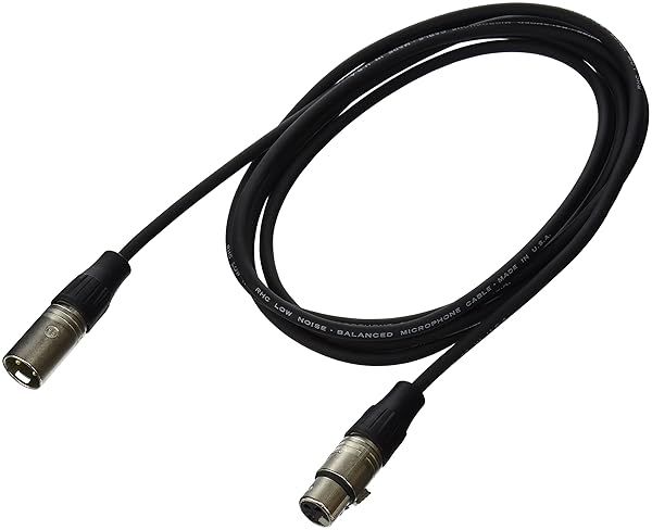 RapcoHorizon NM1-10 Microphone Cable (10ft) with Neutrik XLRs - High-Quality Audio Solution