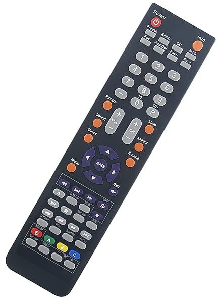 Replacement Remote Control 142022370015C for Sceptre TVs: E165BD-MQ, E195BD-SMQR & More