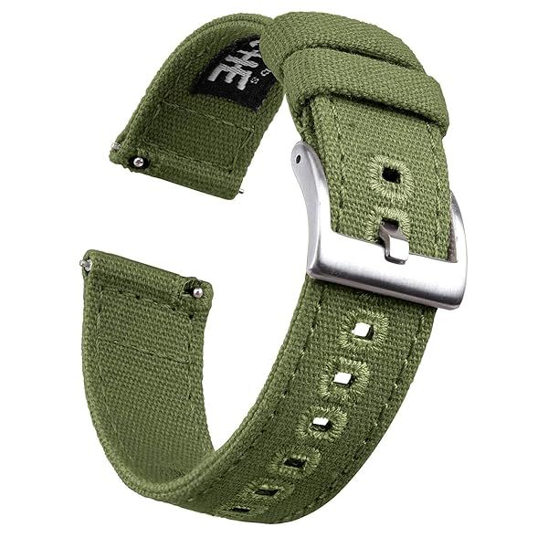 Ritche 20mm Canvas Watch Bands for Galaxy Watch 6 & Moonswatch - Perfect Christmas Gifts & Stocking Stuffers for Men