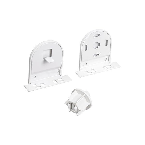 Rollerhouse 38/40mm Roller Blind Repair Kit - White Brackets & Accessories for Electric Blinds