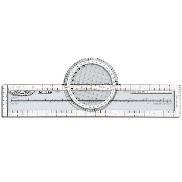 Top Rotating Flight Navigation Plotter (Lexan) for Pilots - Enhance Your Aviation Skills