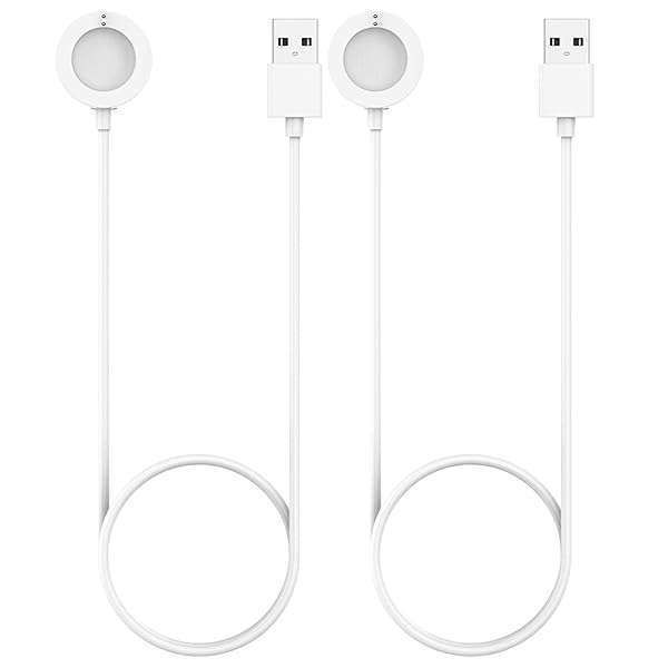 RuenTech Rapid Magnetic Charger for Fossil & Michael Kors Gen 4/5/6 Smartwatches - Fast Charging, White