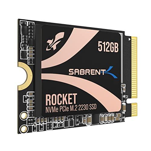 SABRENT Rocket 2230 NVMe 4.0 512GB SSD - High Performance PCIe 4.0 M.2 Storage Upgrade