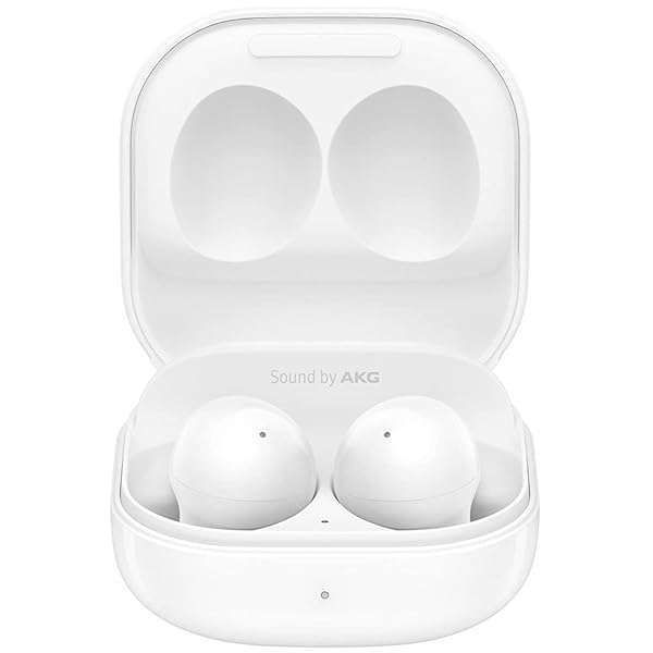 SAMSUNG Galaxy Buds2: True Wireless Noise Cancelling Earbuds with Ambient Sound & Touch Control - Lightweight Comfort Fit (White)