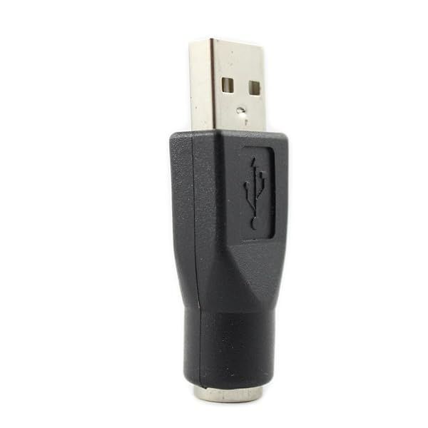 Buy SANOXY PS/2 to USB Adapter - Connect PS/2 Keyboards Easily (Black) | Fast Shipping