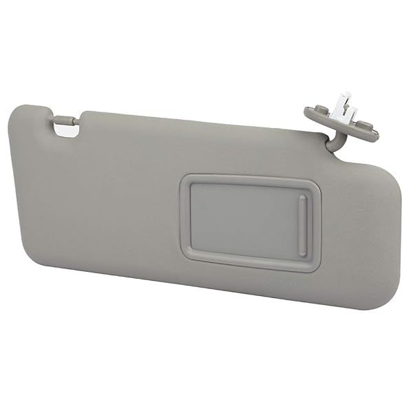 SCITOO Right Passenger Side Sun Visor for Toyota Highlander 2008-2013 with Sunroof - Gray Assembly Replacement