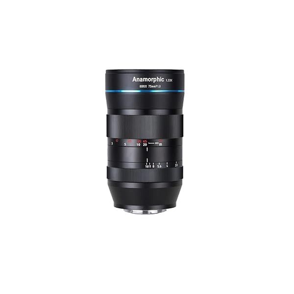SIRUI 75mm F1.8 Anamorphic Lens for EF-M Mount - Capture Stunning Blue Flare Effects