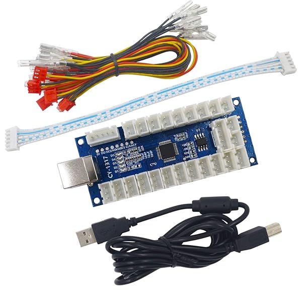 Buy SJ@JX Arcade USB Encoder - Zero Delay LED Controller for PC, PS3 & Android DIY Arcade Kits