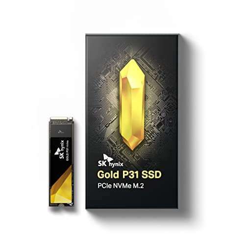 SK hynix Gold P31 2TB NVMe SSD - 3500MB/s Speed, Compact M.2 2280, 128-Layer NAND Flash for High-Performance Storage