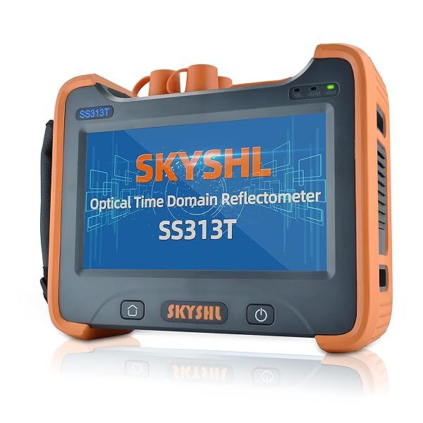 SKYSHL 1310nm/1550nm/1625nm PON OTDR Fiber Tester with OPM, OLS, VFL & Event Map - Compatible with SC, FC, ST, LC Connectors