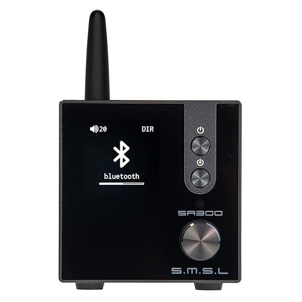 Buy S.M.S.L SA300 HiFi Digital Amplifier - Class D Power Amp with Bluetooth 5.0, RCA Input & Remote Control