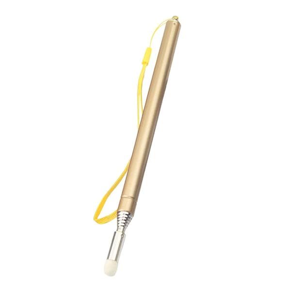 STOBOK Telescopic Pointer: Extendable Stainless Steel Teaching Pointer for Classroom Use (Gold)