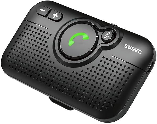 Buy SUNITEC Bluetooth Car Speaker BC980P - Handsfree Kit with Auto On/Off & Siri Support for Safe Driving