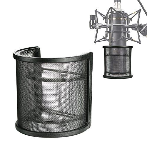 Enhance Your Sound: SUNMON Pop Filter for HyperX QuadCast S - Ultimate Mic Wind Cover for Home Recording & Streaming