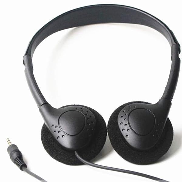 Affordable Saidbuds Bulk Classroom Headphones - 25 Pack Disposable On-Ear Headsets for Schools, Libraries, and More