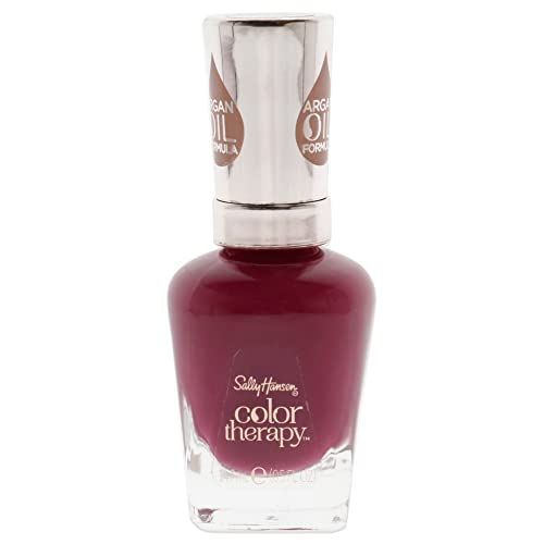 Sally Hansen Color Therapy Nail Polish 380 Ohm My Magenta - Vibrant 0.5 oz for Stunning Nails