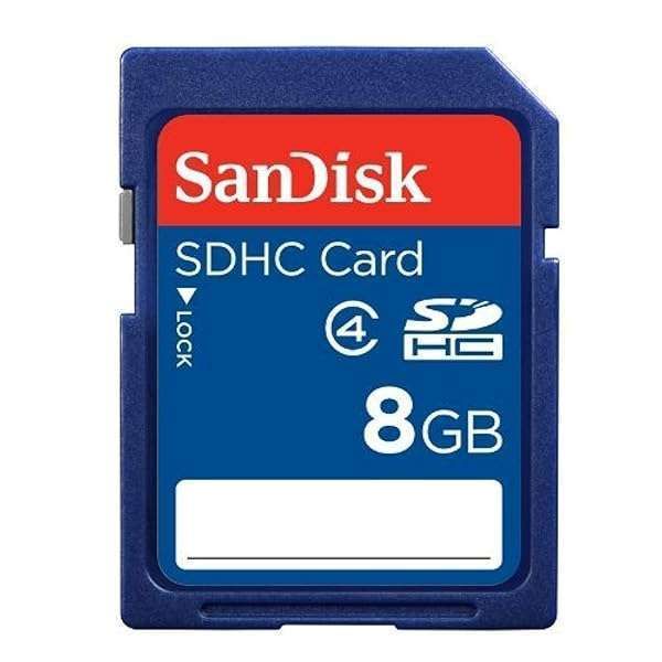 SanDisk 8GB SDHC Memory Card - Compact Storage Solution for Your Devices