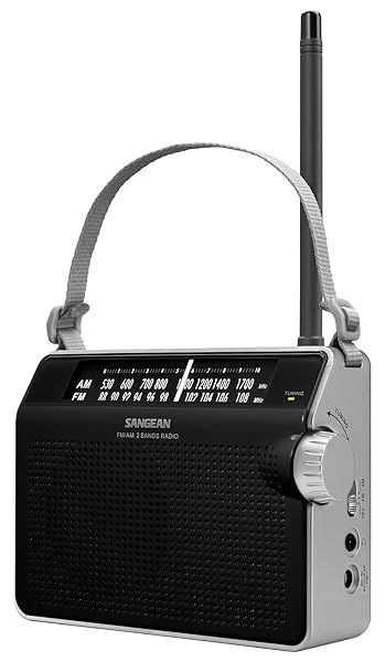 Buy Sangean PR-D6BK Portable AM/FM Radio - Compact, Stylish & High-Quality Sound in Black