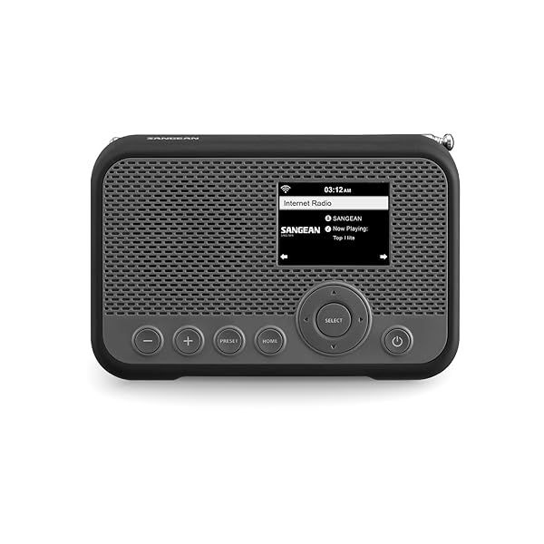 Buy Sangean WFR-39: FM-RBDS/Internet Radio with Spotify Connect & AirMusic Control - Portable & Rechargeable!