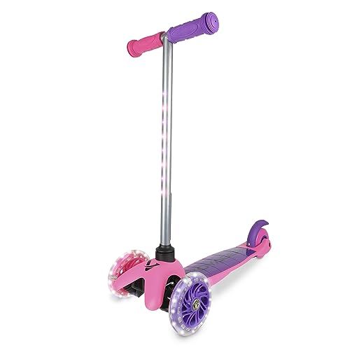 Best Kids Scooter for Ages 3-5: Light Up Wheels, Wide Deck & Safe Foot Brake