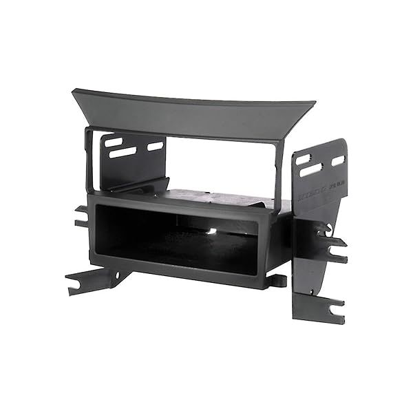 Scosche HA1711B Single DIN Dash Kit for 2009-2011 Honda Pilot - Aftermarket Stereo Installation with Storage Pocket