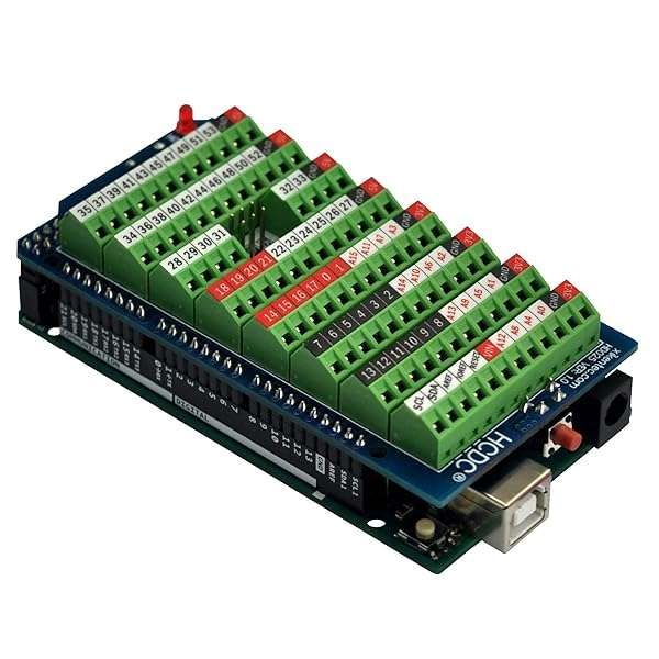 Arduino MEGA-2560 R3 Screw Terminal Block Breakout Shield Module - Easy Connections & Enhanced Projects