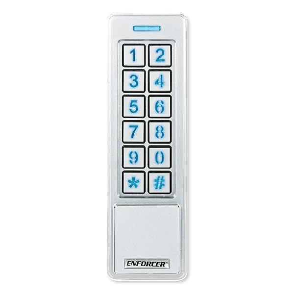 Seco-Larm SK-B241-PQ Enforcer: Bluetooth Access Controller with Keypad & Proximity Reader for Secure User Management