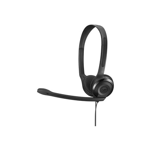 Sennheiser PC 3 Chat: Durable Wired Headset with Noise Cancelling Mic for Gaming & E-Learning