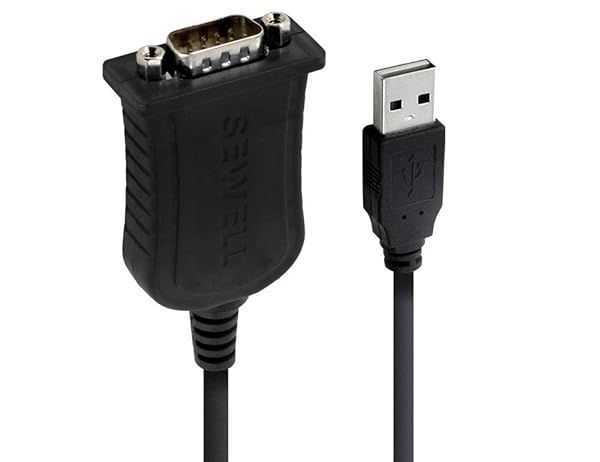 Buy Sewell Instacom USB to Serial Adapter 2' (SW-1301) - Black | Fast Shipping & Reliable Connection